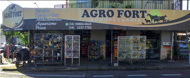 Fachada da Agrofort Agropecuária em Uberlândia